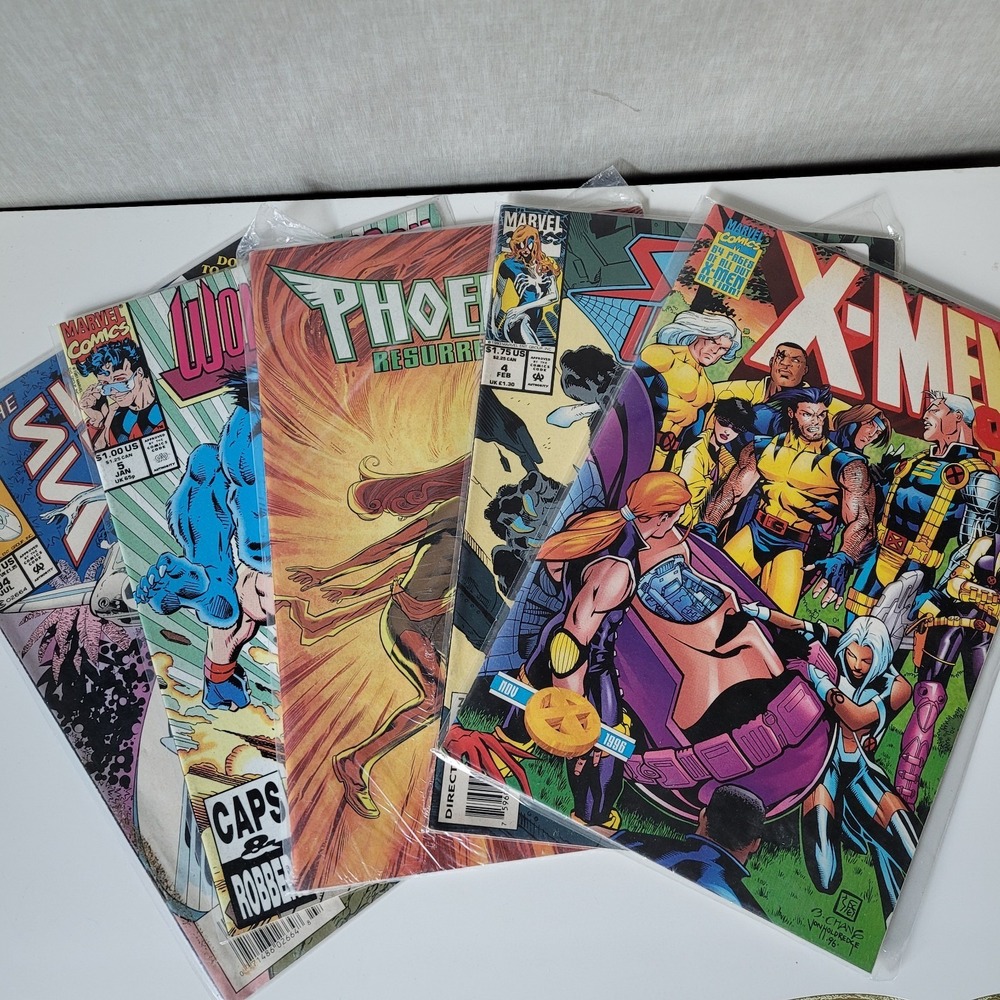 Marvel Comics Lot of 5 - X-Men '96 Spider-Woman #4 Phoenix Resurrection & More